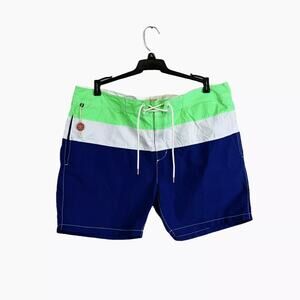 NWT Scotch‎ & Soda Men’s Swim Trunks Colorblock Shorts Size 2XL